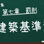 建築基準法　第七章　罰則