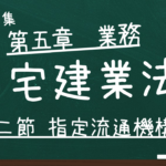 宅建業法　第五章　業務　第二節　指定流通機構